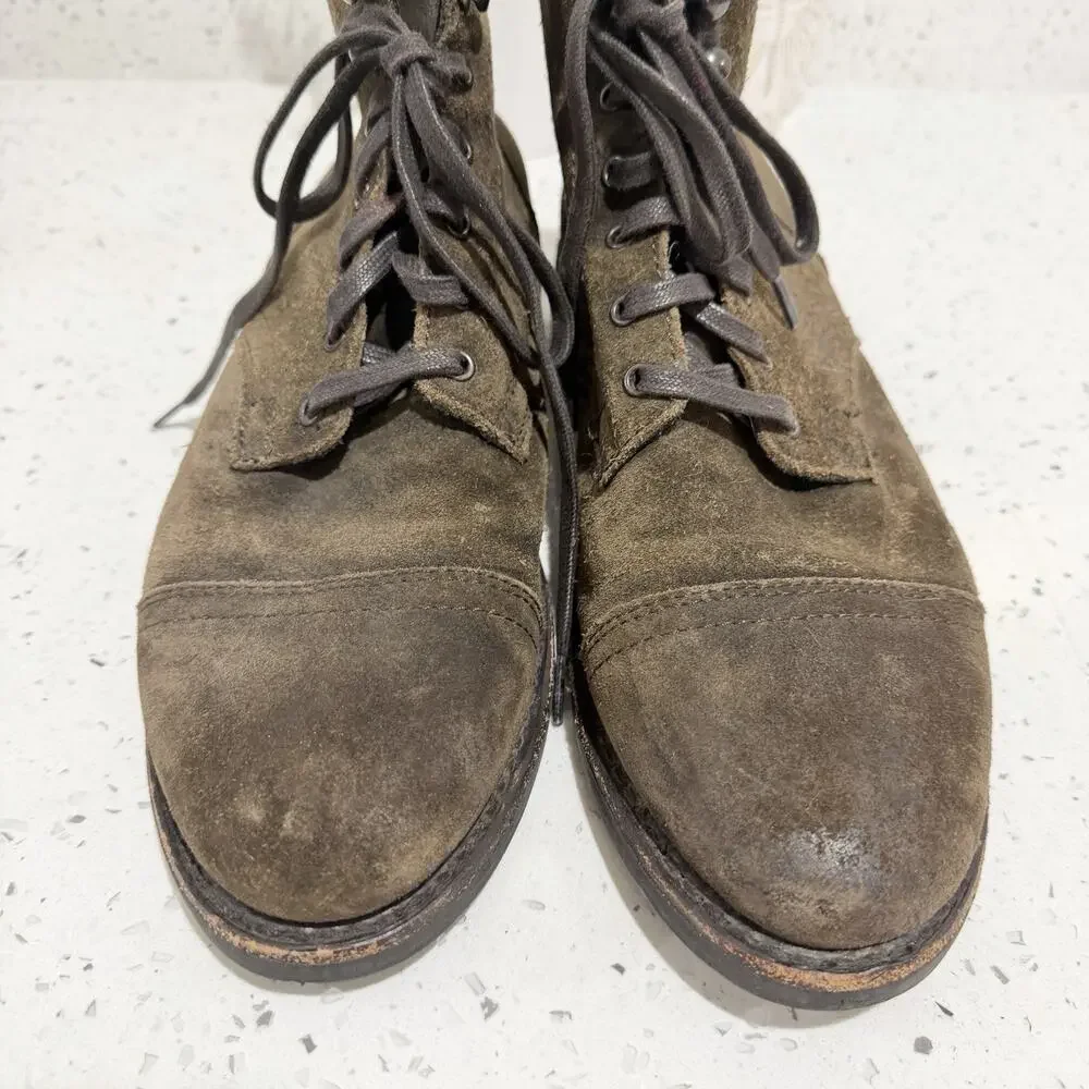Thursday Boot Co Everyday Captain Men’s Size 9 US Suede Eyelet Lace Up Boots 9